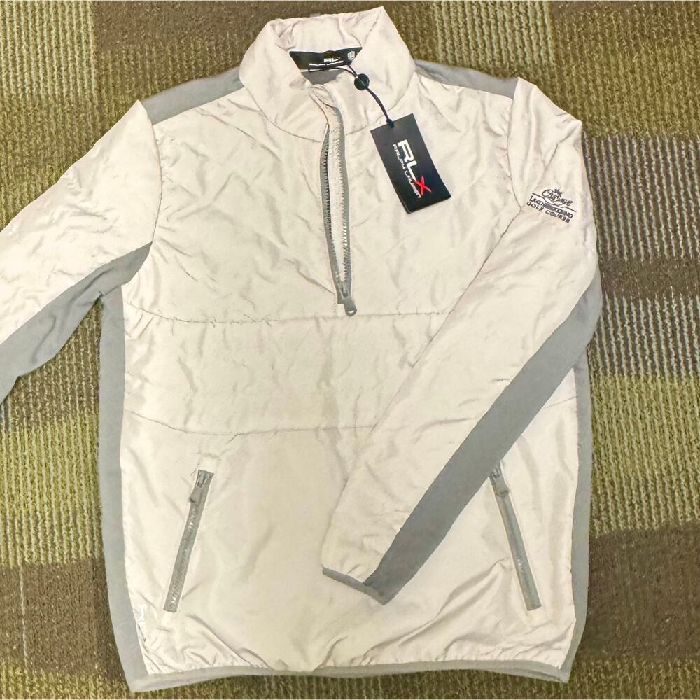 Ralph Lauren RLX Golf Quilted 1/4 Quarter Zip Pullover Jacket Womens XS Custom